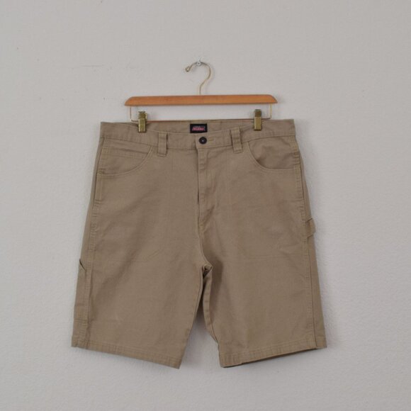 Genuine Dickies Kakhi Canvas Shorts , Sz 36 - Picture 1 of 8
